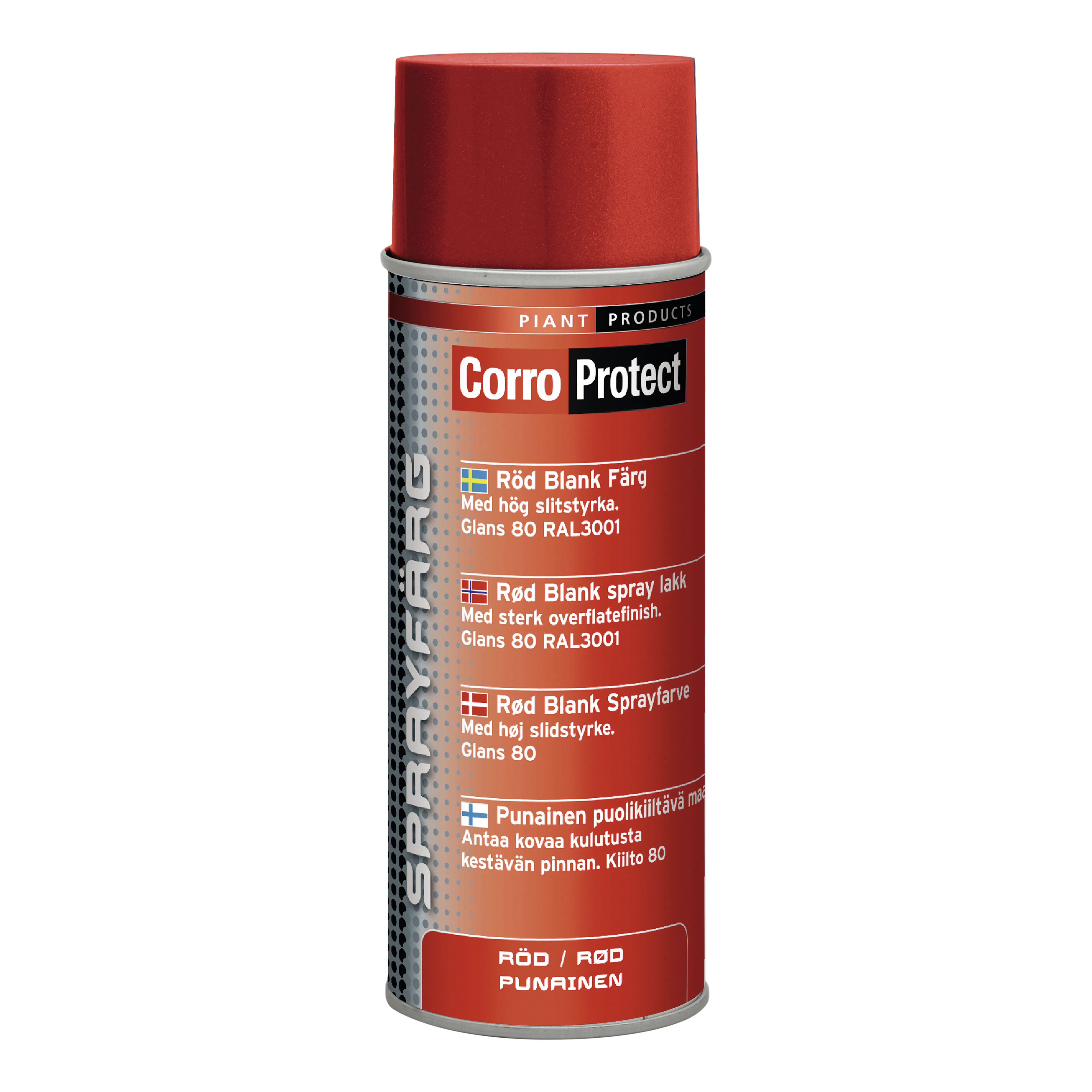 Täckfärg CorroProtect Färg Röd RAL 3001