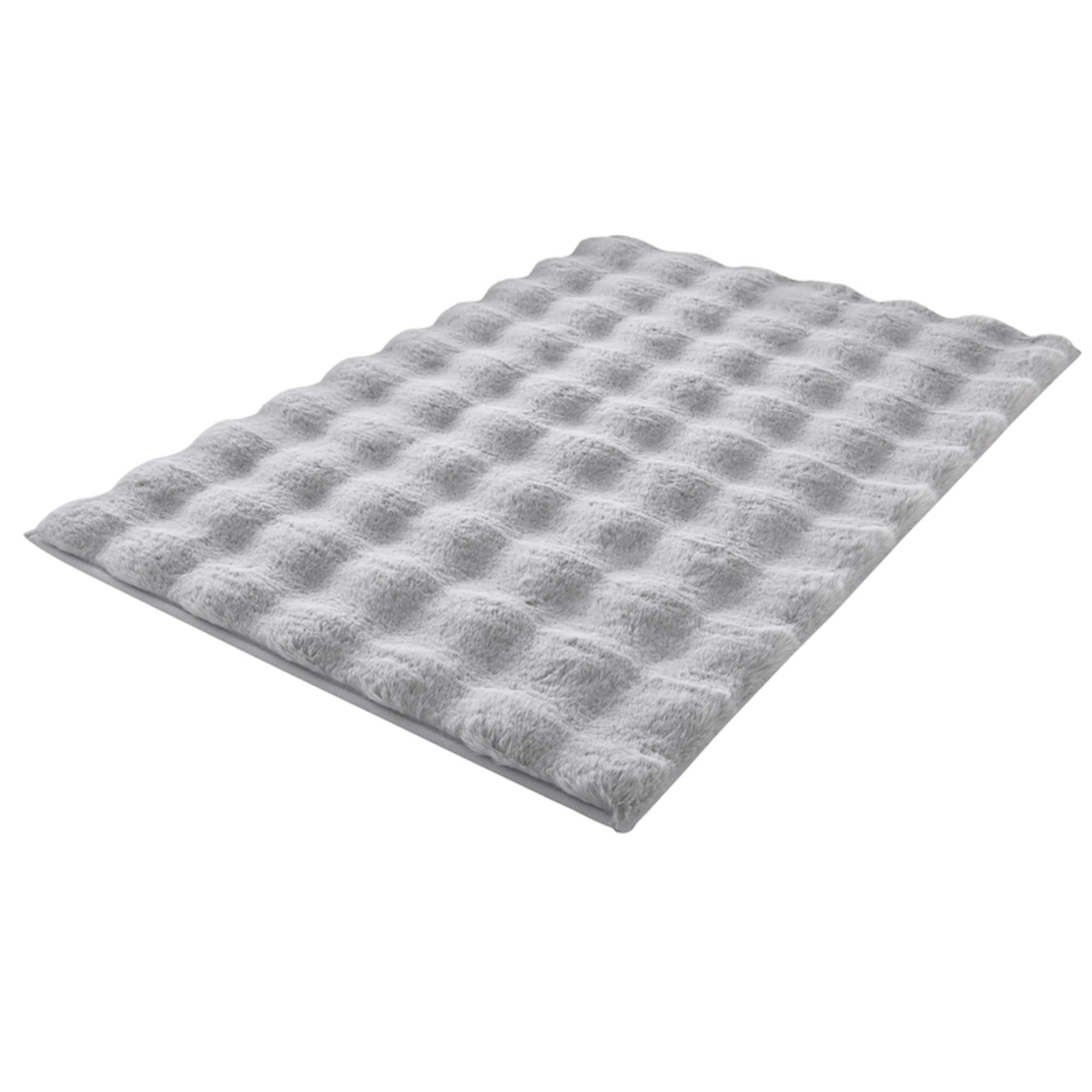 Badrumsmatta Cloud silvergrey 60x90 cm Grå, 600x900 mm