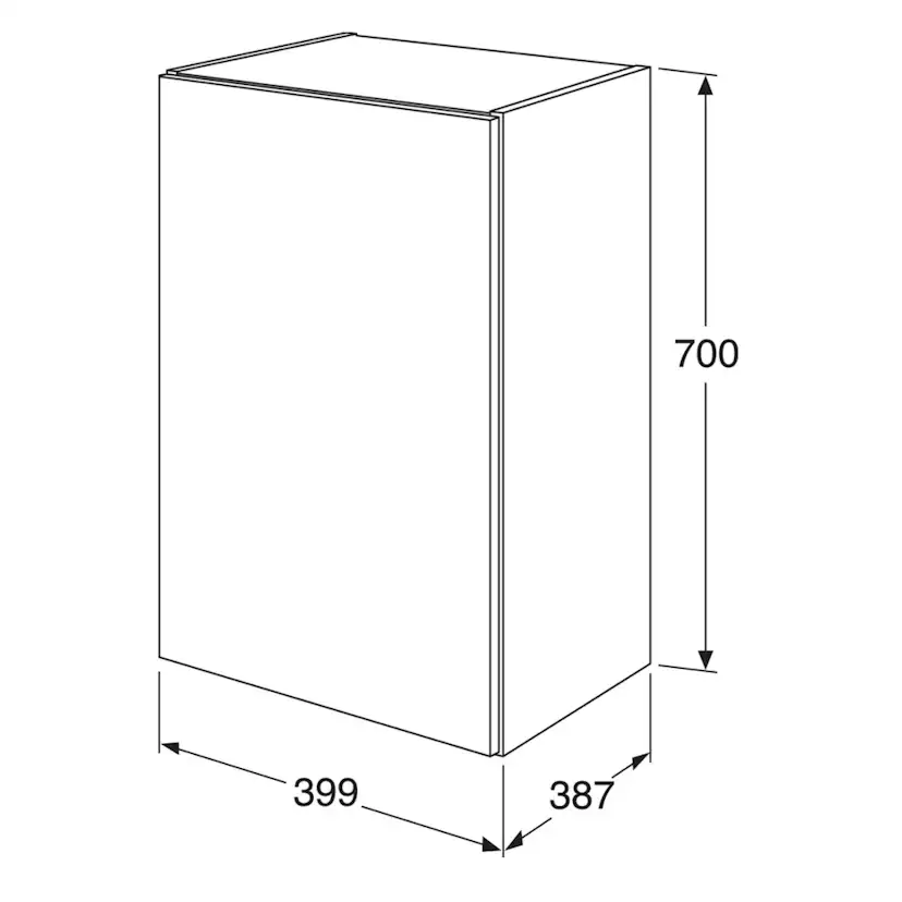 Väggskåp Gustavsberg Artic Pro 40 cm