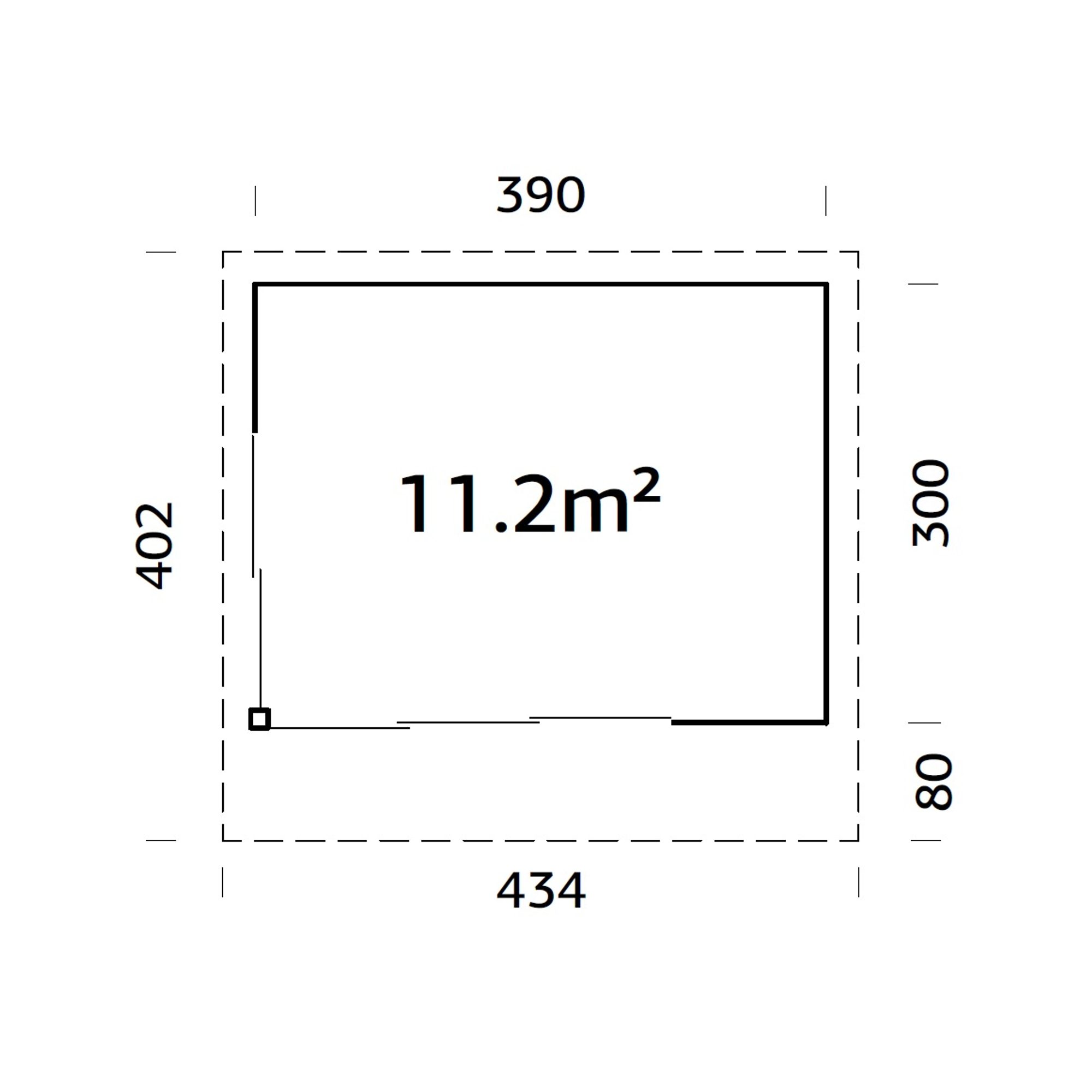 Stuga Palmako Andrea 20,0 m2 (inv. 11,2 m2)