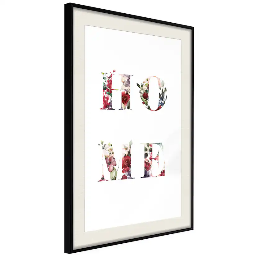 Poster Artgeist Affisch Home in Flowers