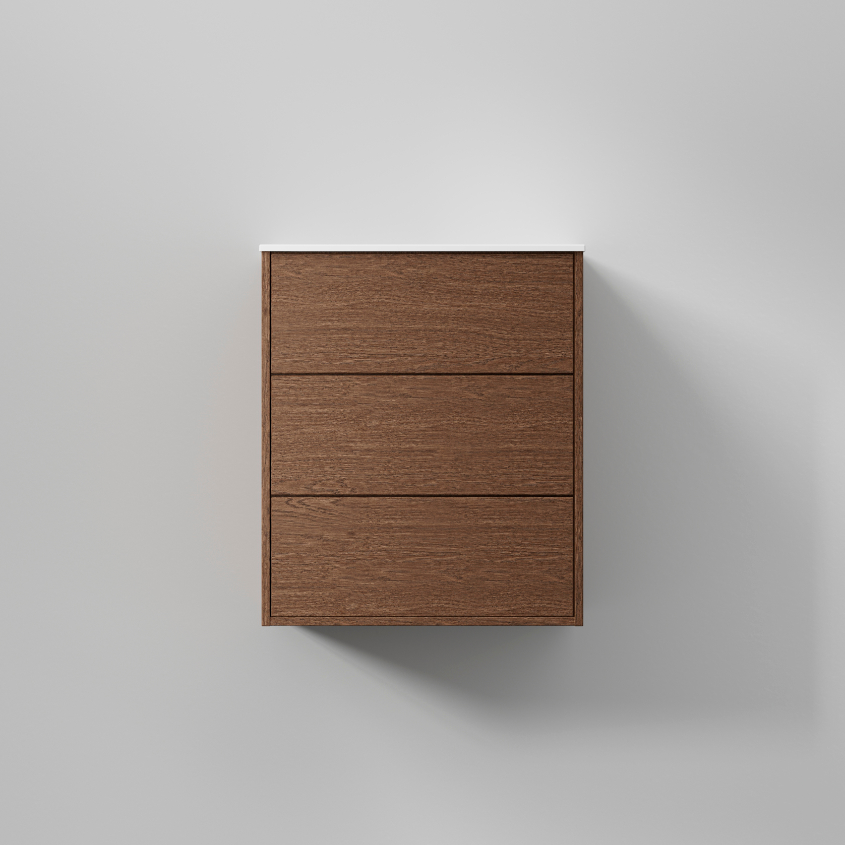 Kommod Terra Solid 60, Dark Oak, 3 Lådor Färg: Dark Oak, Bredd: 600 mm
