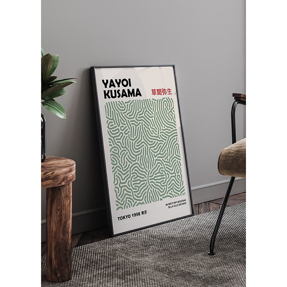 Poster Gallerix Green Pattern Yayoi Kusama