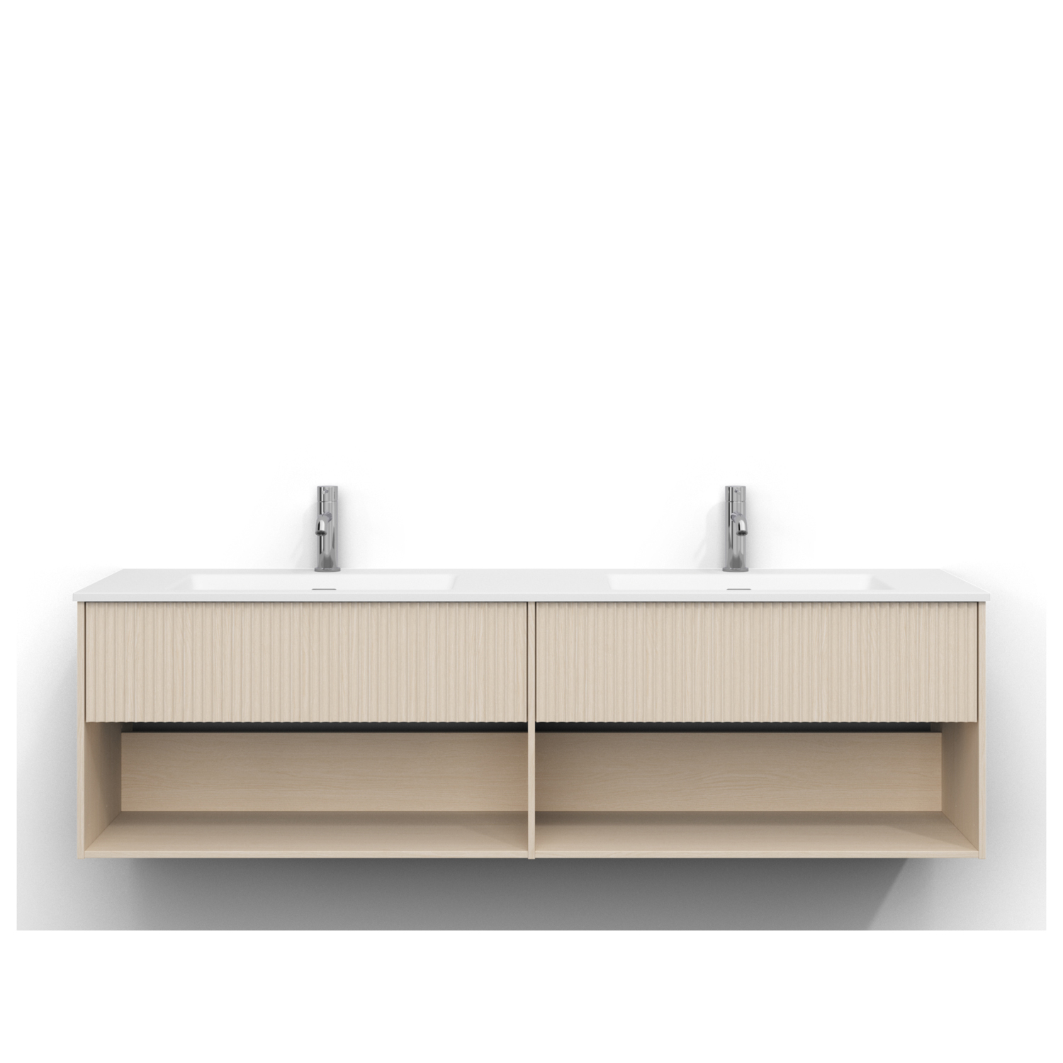 Epos Udel 160 V.Ask 1+1L Svl Vit Ask, Front: Svall