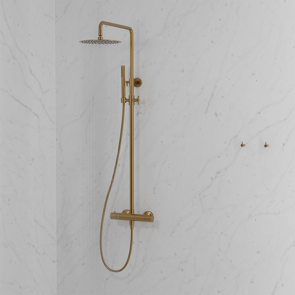 Takduschset Scandtap Steel Pleasure 2