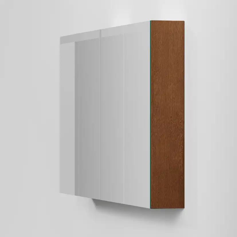 Spegelskåp Stage Plus 140, Dark Oak, 4 Luckor,1400x720x140 Bredd: 1400 mm, Dark Oak, Dubbla luckor