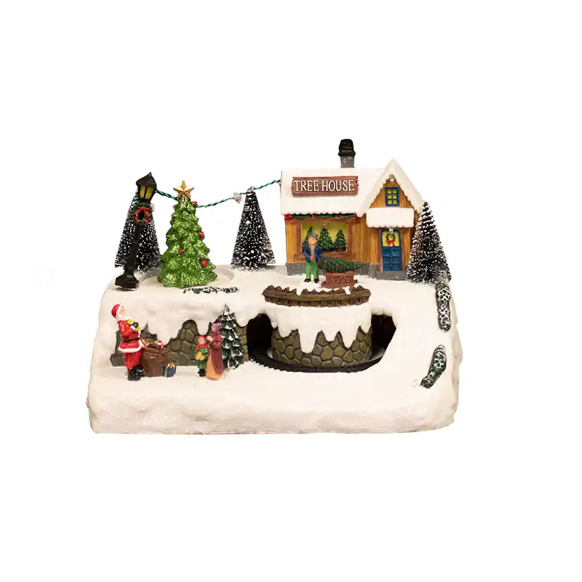 Julby Nordic Winter Treehouse Town