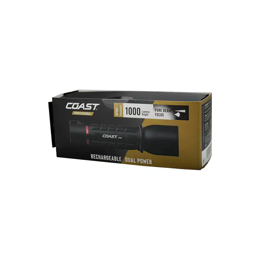 Ficklampa Coast XP9R Uppladdningsbar 1000 lumen