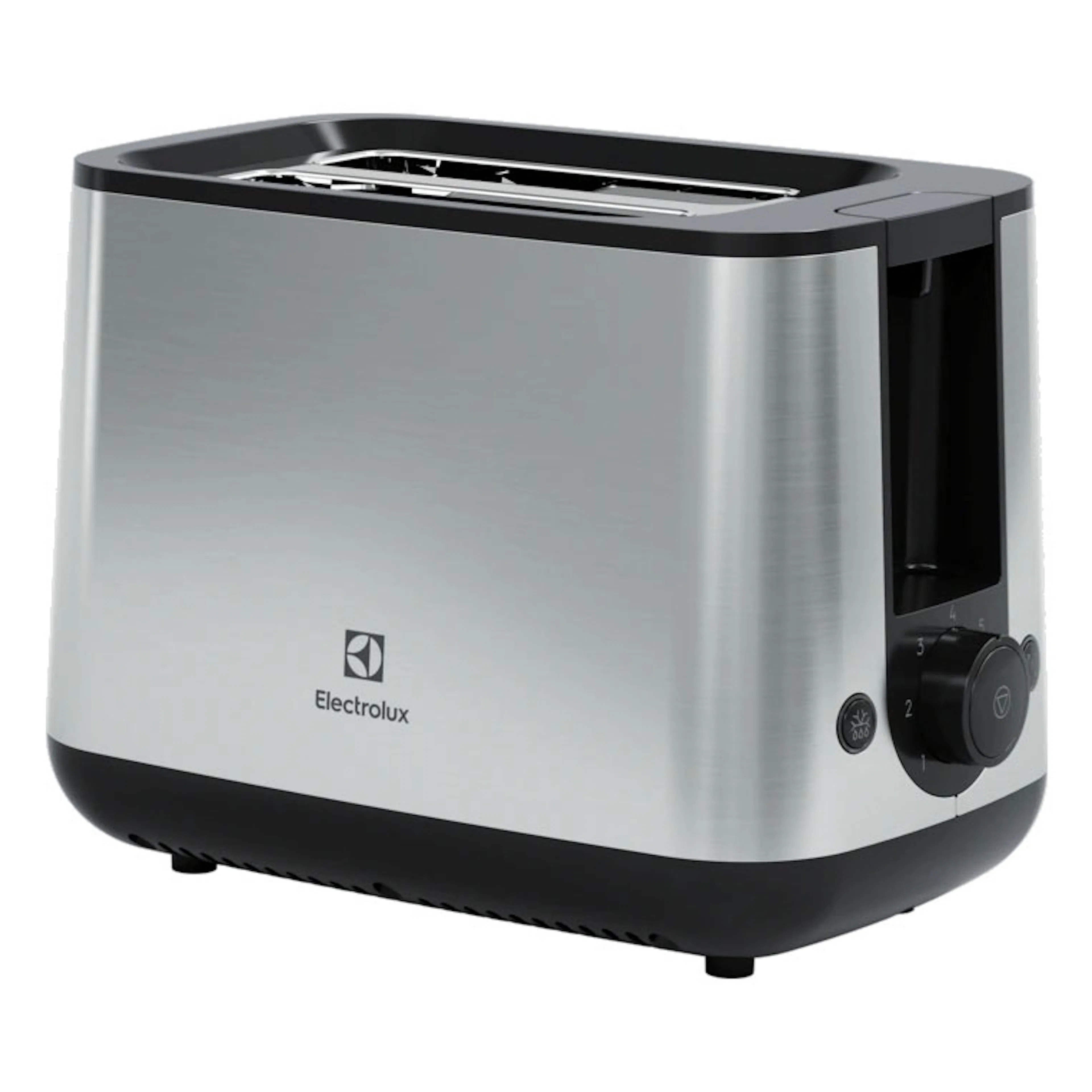 Brödrost Electrolux E3T1-3ST 2-Skivor Rostfri 800W 7 Rostningslägen & Uppvärmningsfunktion