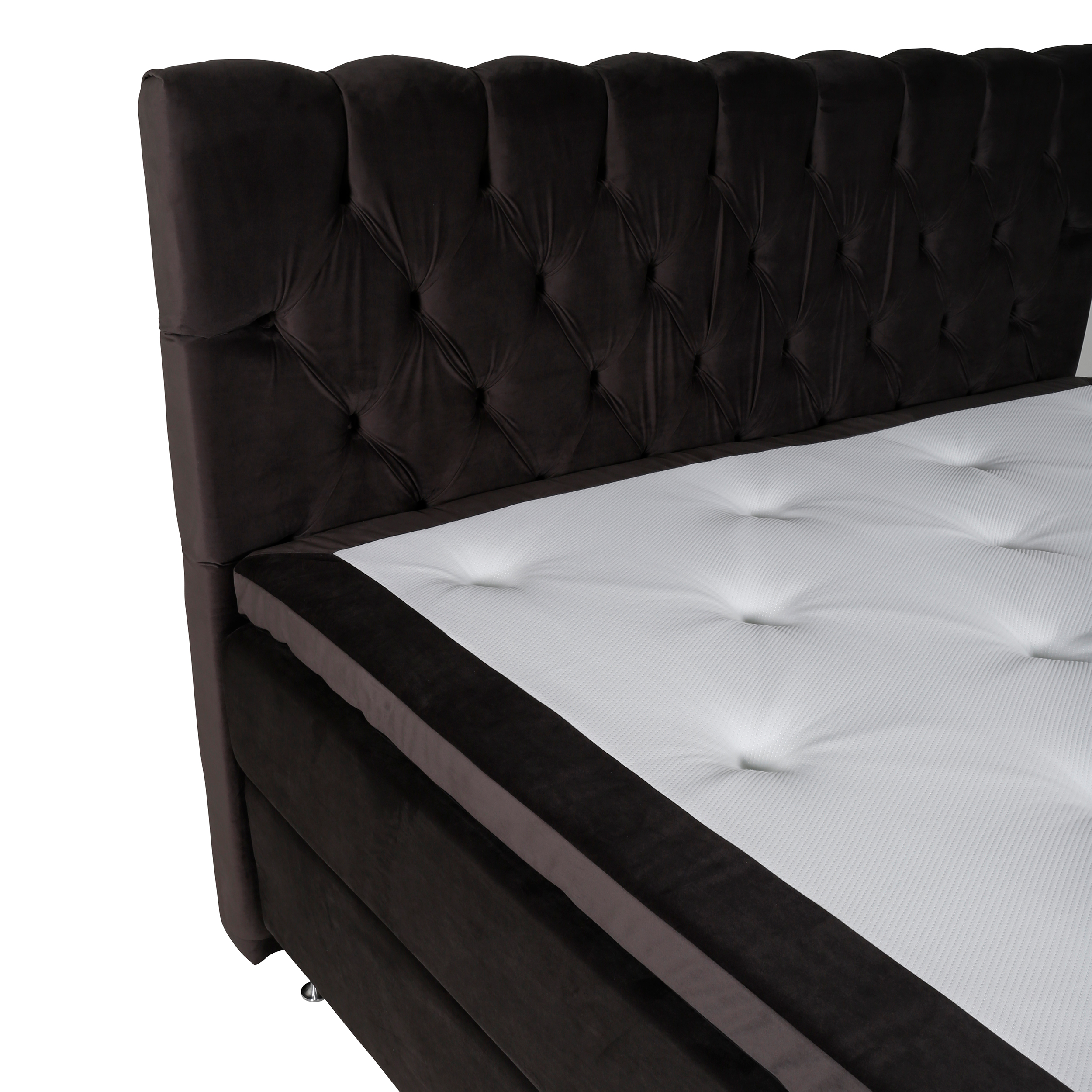 Kontinentalsäng Venture Home Frösslunda Sammet med Sänggavel Sandvik