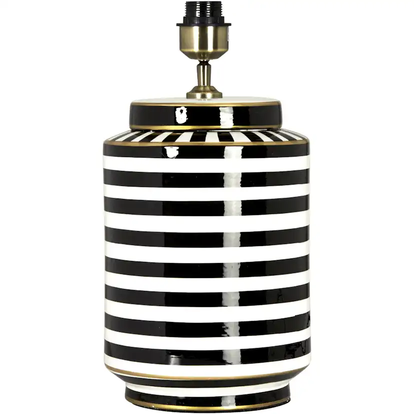 Lampfot PR Home Gatsby Svart/Vit i Keramik 43cm