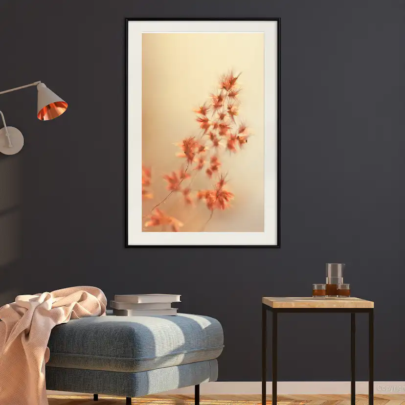Poster Artgeist Affisch Fiery Grass