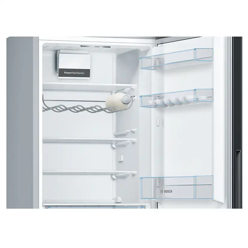 Fristående Kyl/Frys Bosch KGV36VBEAS Serie 4 Svart med LowFrost-teknik