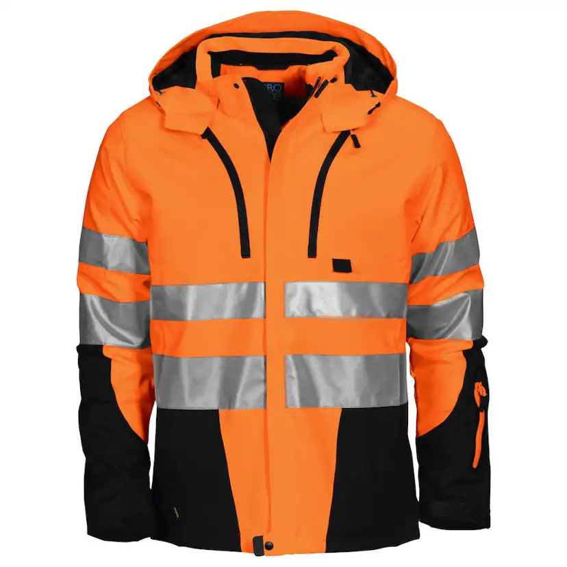 6420 FOD. SOFTSHELL HV Orange/Svart 4XL Storlek: 4XL Orange/Svart