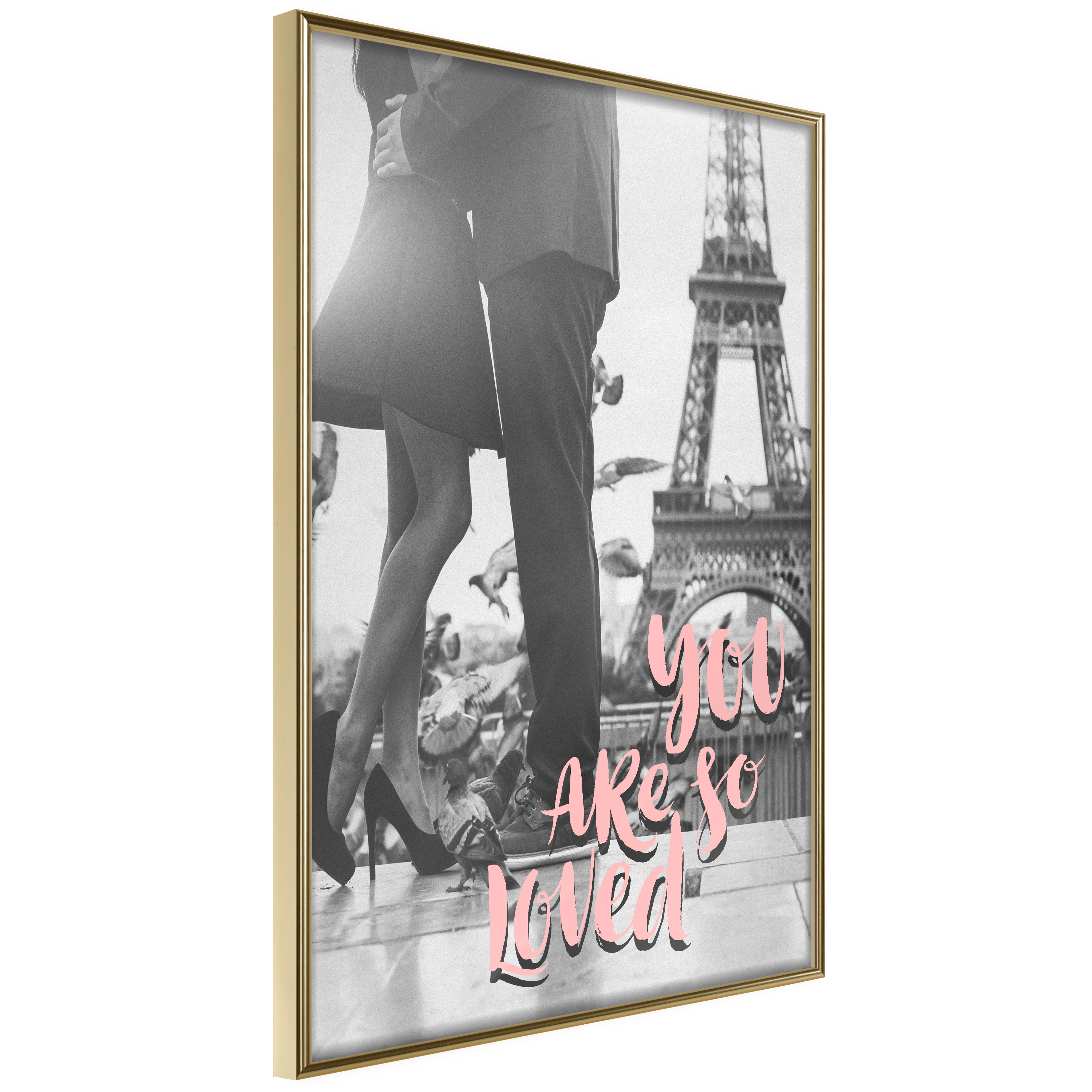 Affisch - You Are so Loved [Poster] 20x30 Guld ram, 20x30 cm