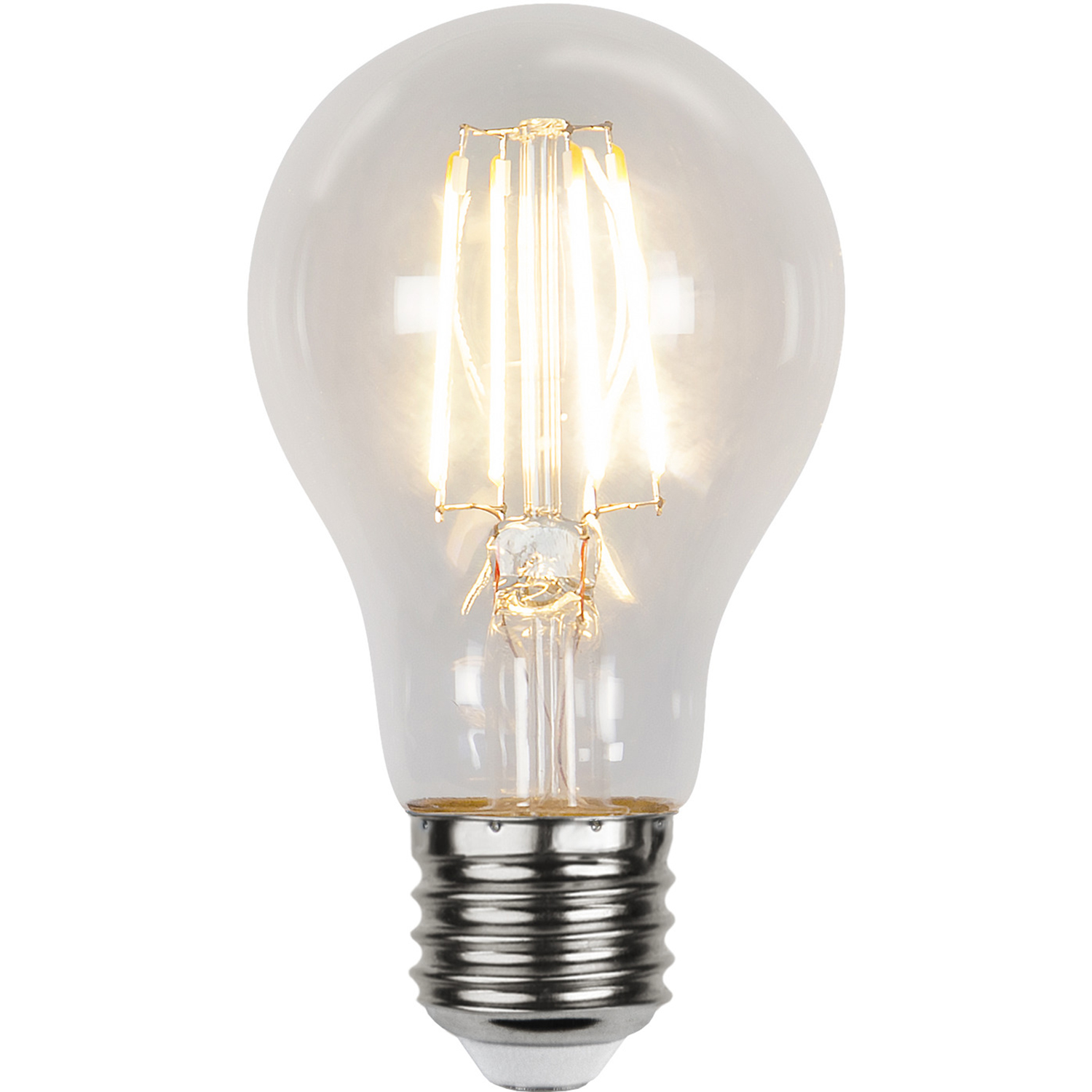 LED-lampa Star Trading E27 A60 Twilight Sensor Klar 4,2W