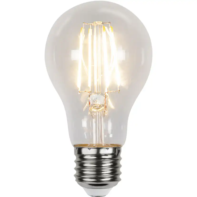 LED-lampa Star Trading E27 A60 Twilight Sensor Klar 4,2W