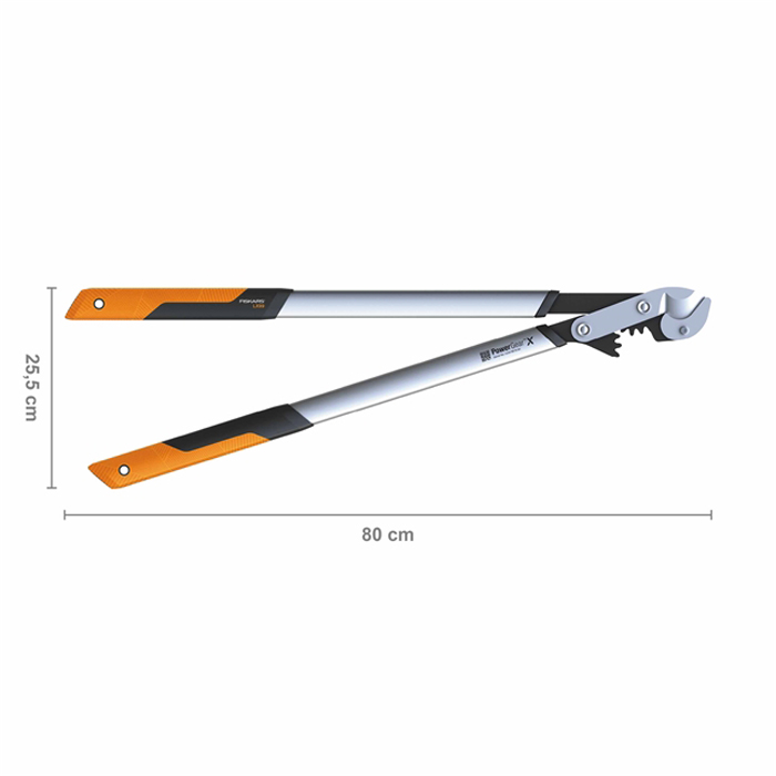 Grensax Fiskars Powergear X LX99-L med Mothåll