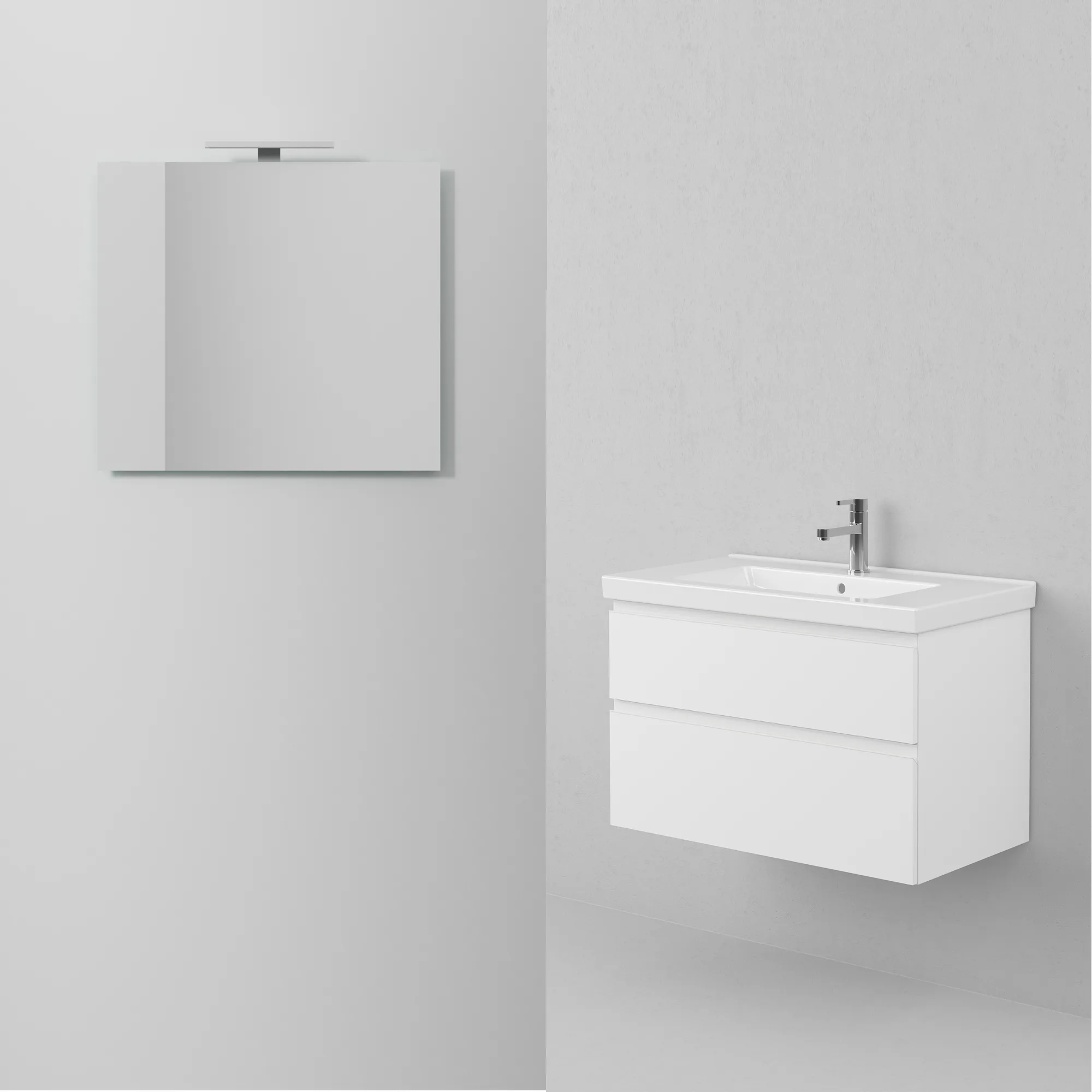 INR Möbelpaket 80 Viskan Grip Premium White Bredd: 800 mm