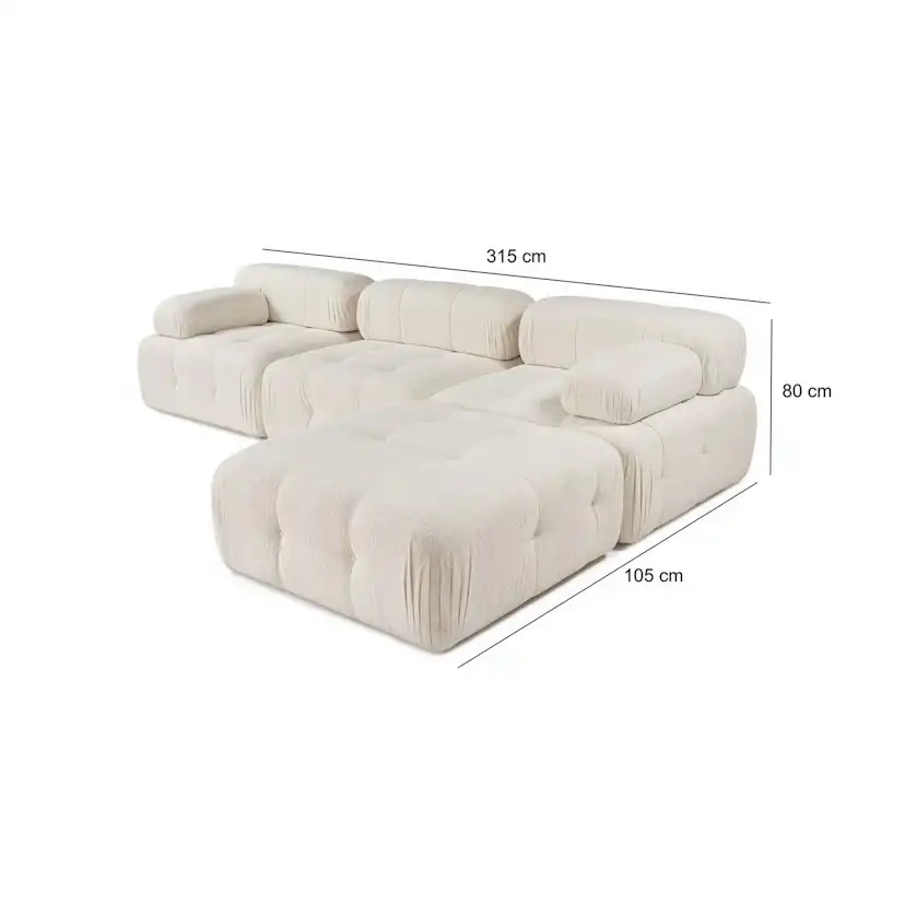Divansoffa Andrarum Bengul Bubblig 3-sits