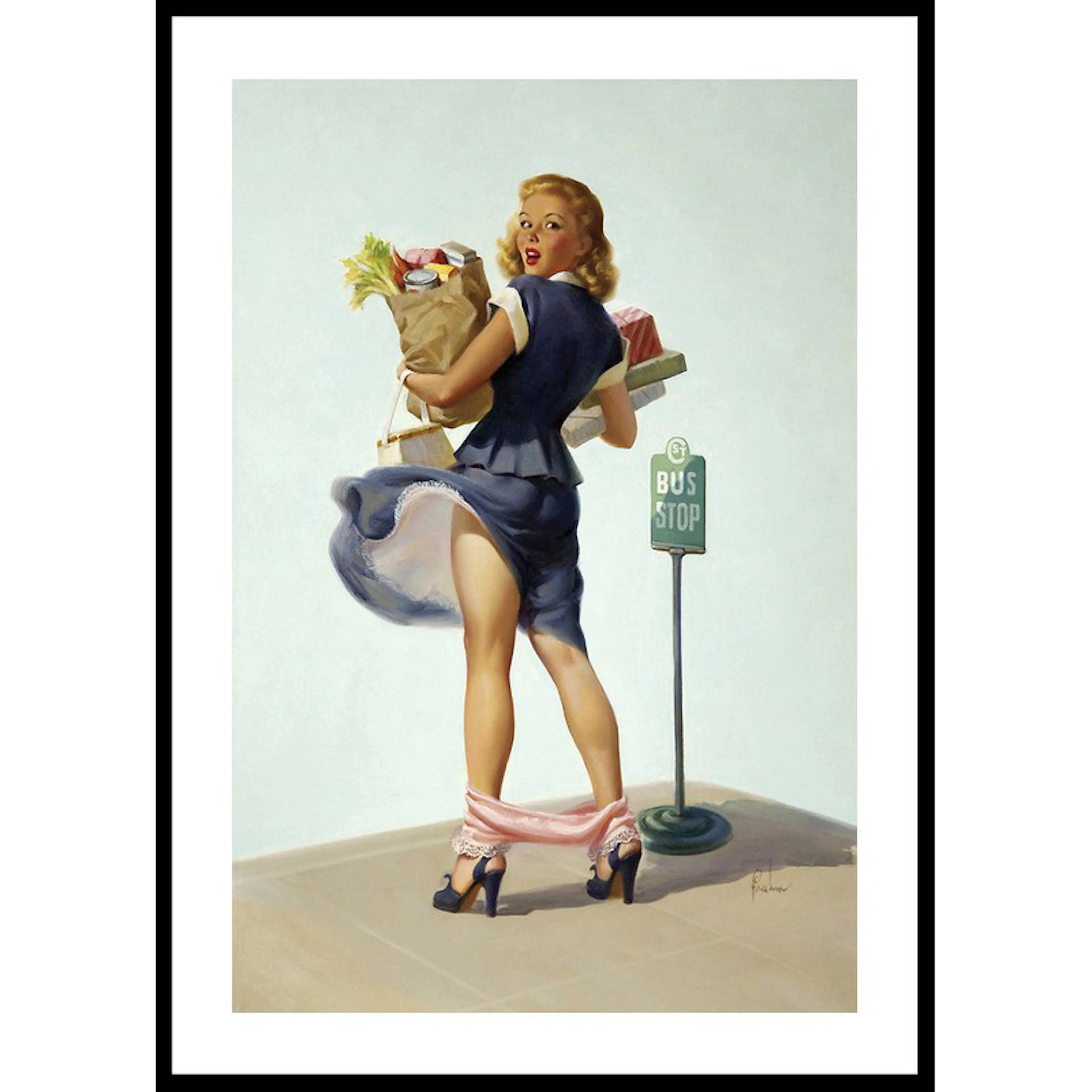 Vintage Shopper 30x40 30x40 cm
