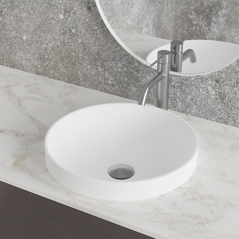 Tvättställsblandare Scandtap Steel Voyage Medium
