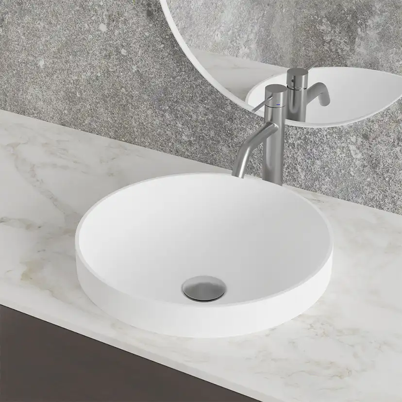 Tvättställsblandare Scandtap Steel Voyage Medium