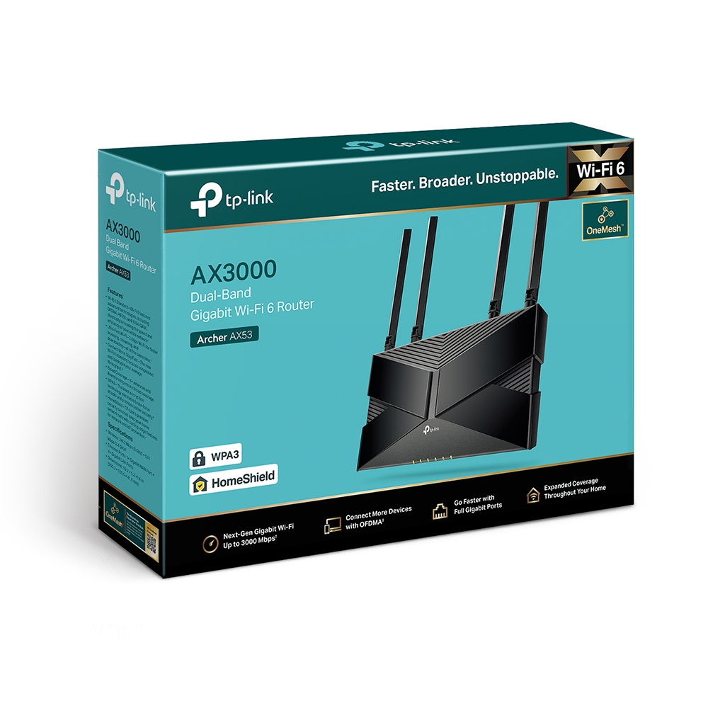 Router TP-Link Archer AX53 Dual-Band Gigabit Wi-Fi 6