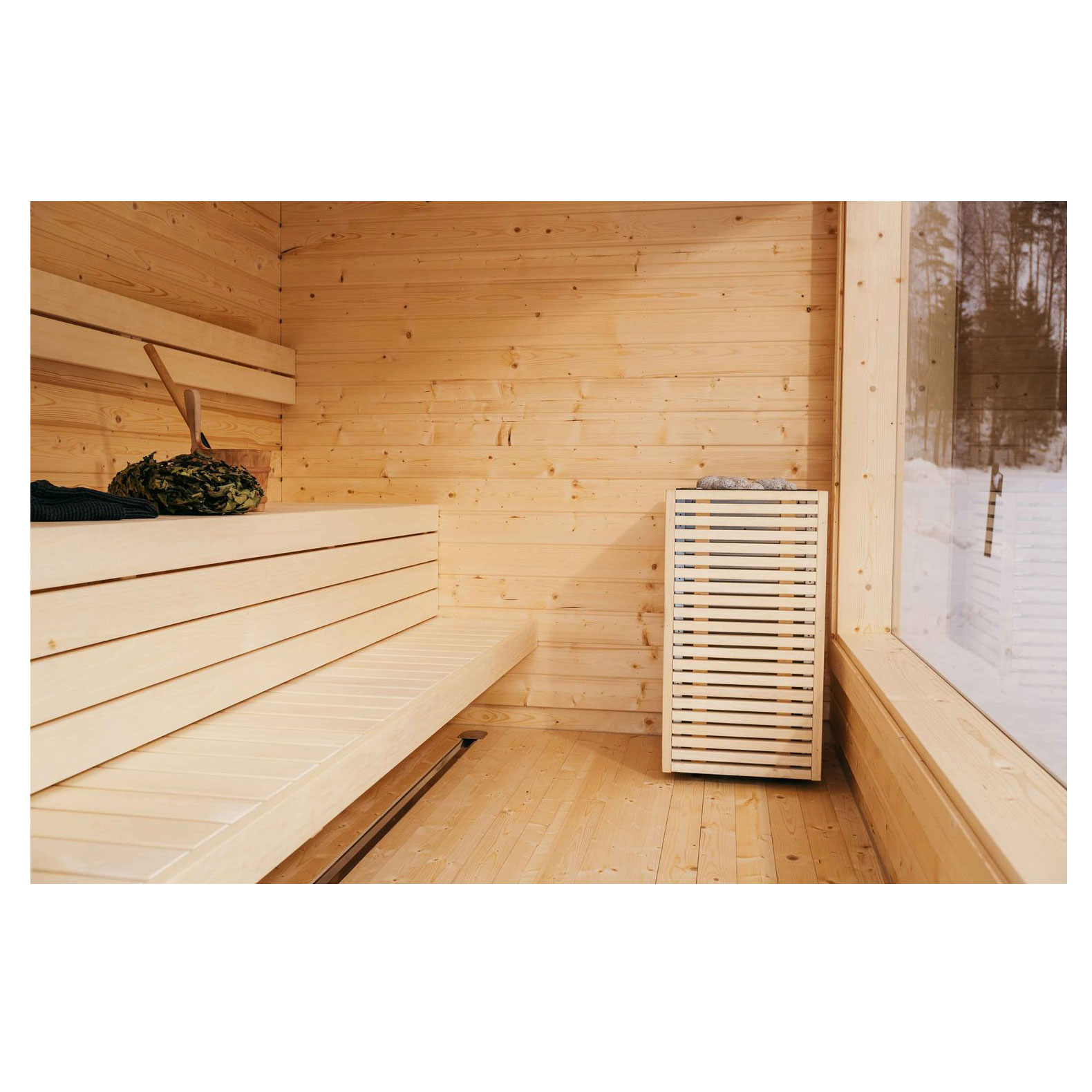 Bastuaggregat HUUM CORE Utan sidopaneler, Svart, 9 kW Svart, 9 kW
