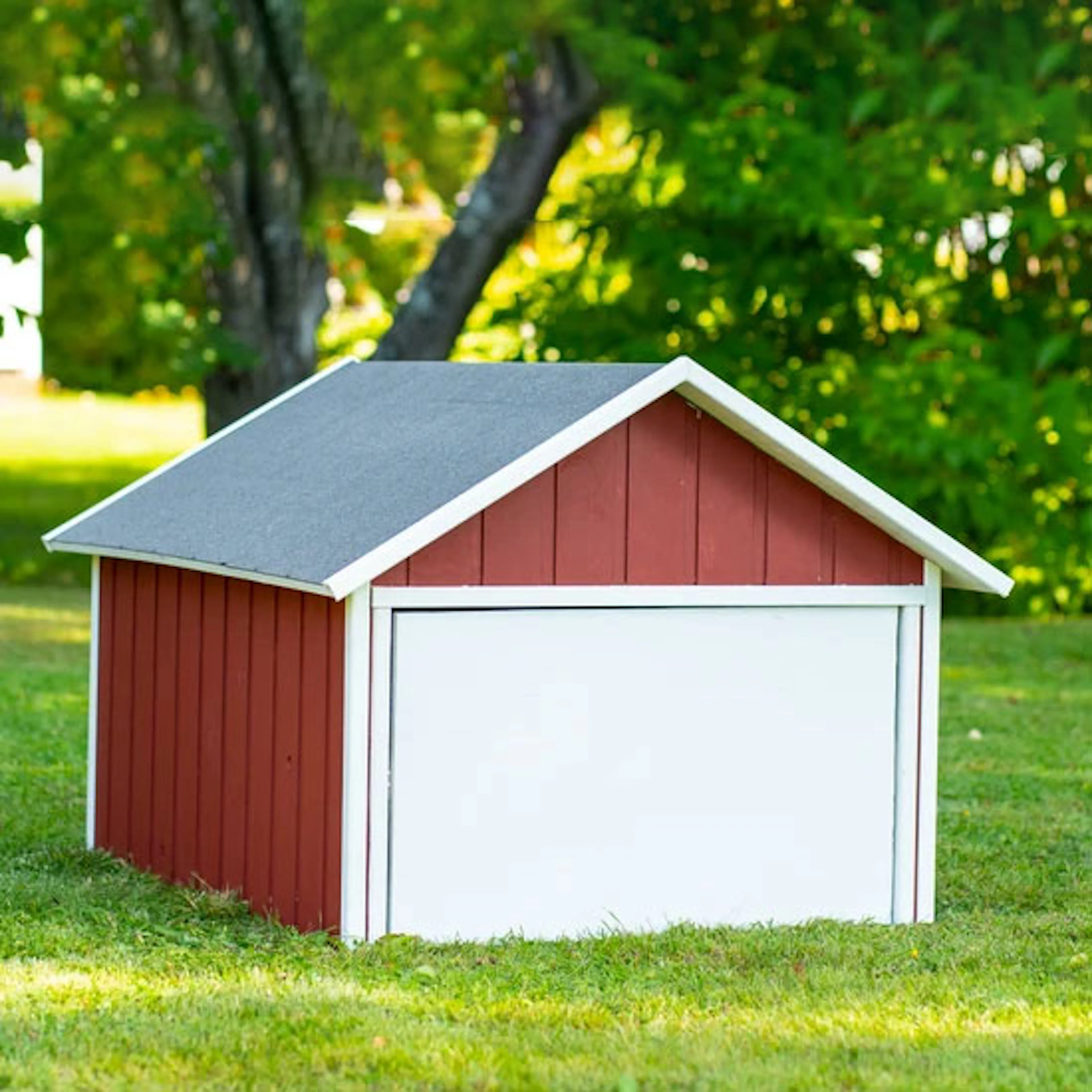 Garage för robotgräsklippare