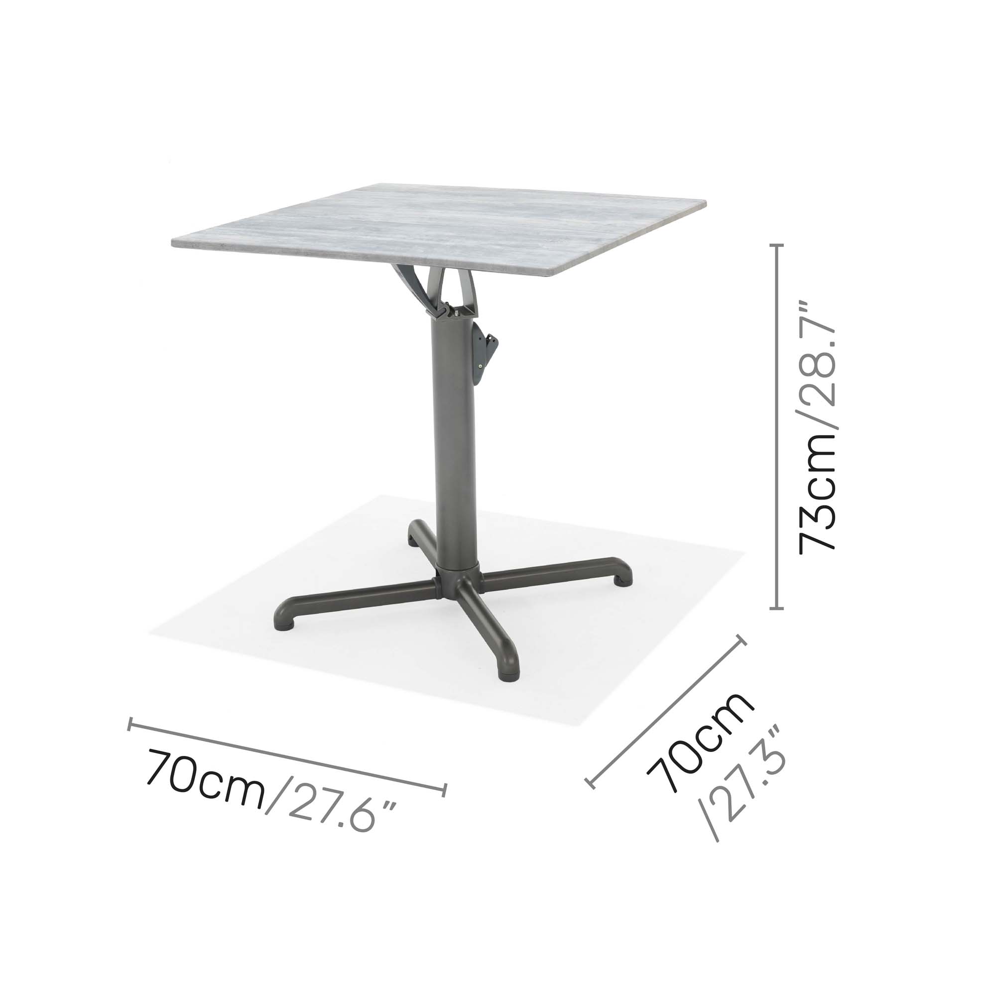 Trädgårdsbord LifestyleGarden Solana bistrobord 70x70