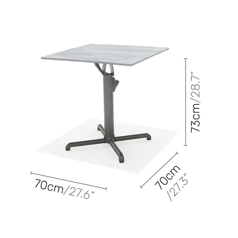 Trädgårdsbord LifestyleGarden Solana bistrobord 70x70