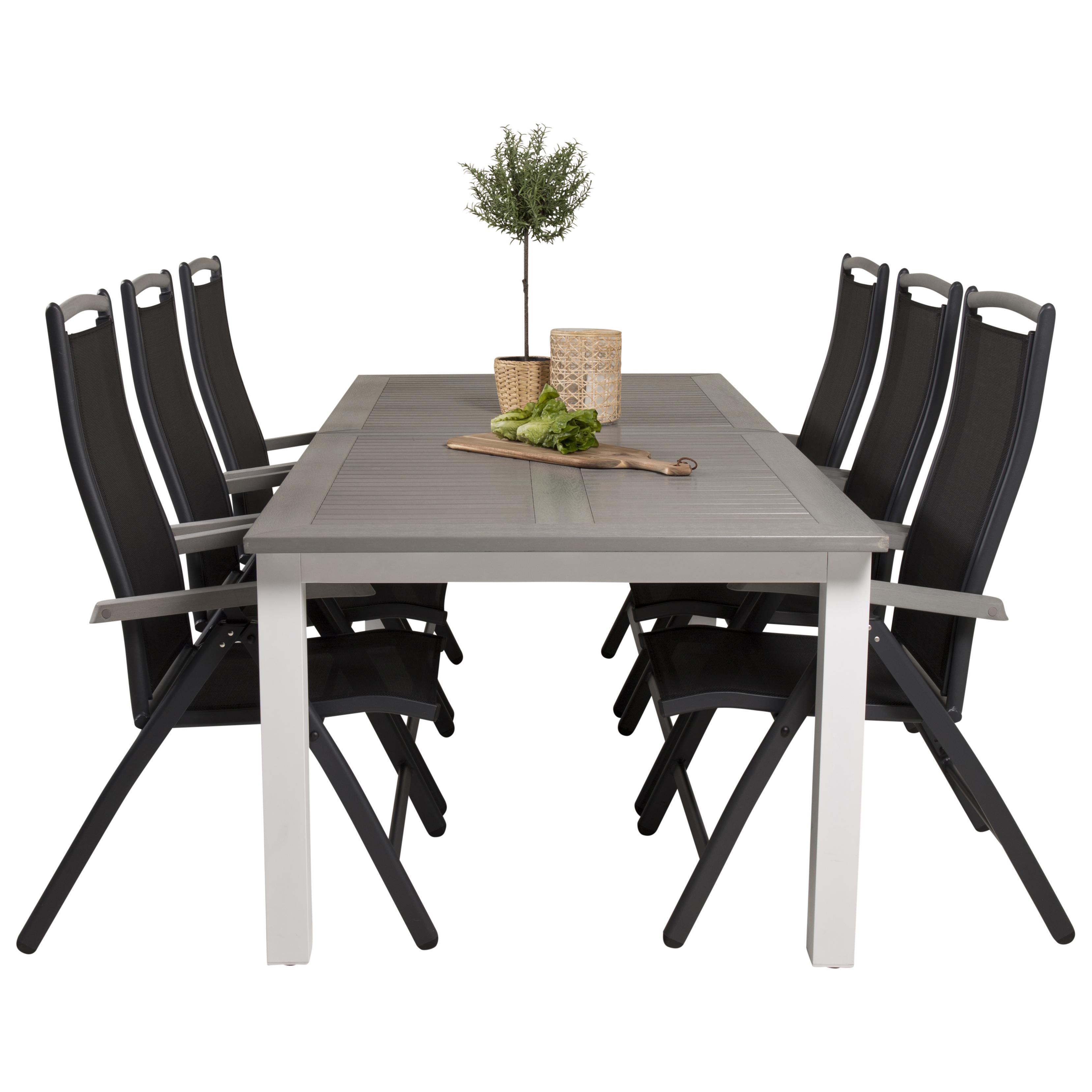 Matgrupp Venture Home Aleyna 224/324 med 6 Stolar