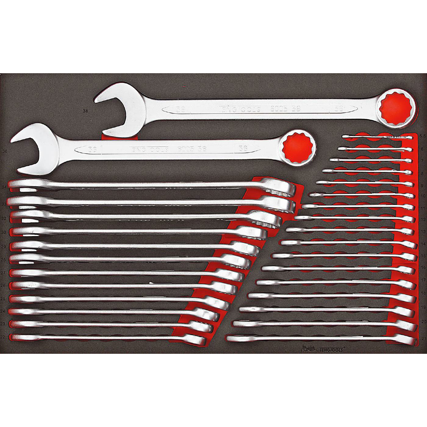 U-ringnyckelsats 31 delar Teng Tools TTESP31