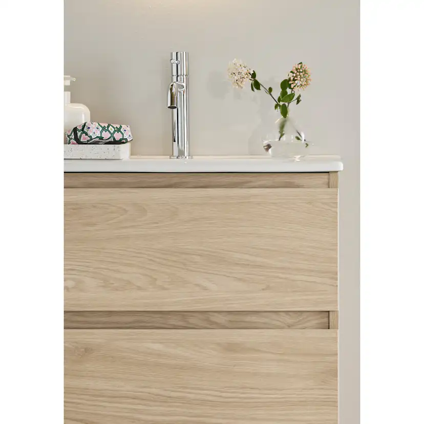 TVÄTTSTÄLLSSKÅP STYLE EK MED TVÄTTSTÄLL 800 B: 810 mm, Ek