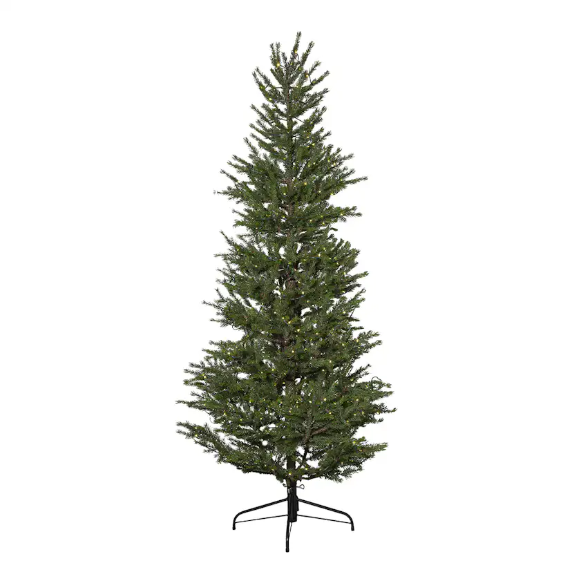 Plastgran Star Trading Malung med LED-belysning 200 cm