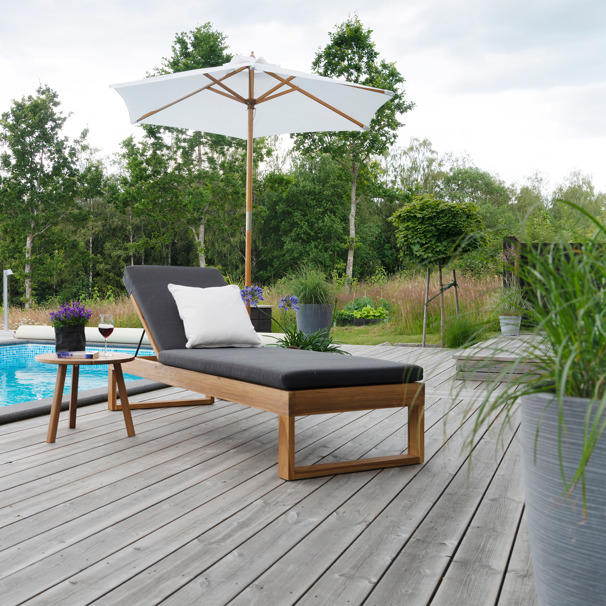 Parasoll Hillerstorp Lyx Ø210 cm