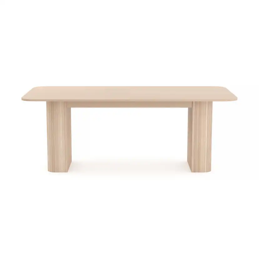 Matbord Bark Kopparbo Rektangulärt 200-260 cm Förlängningsbart