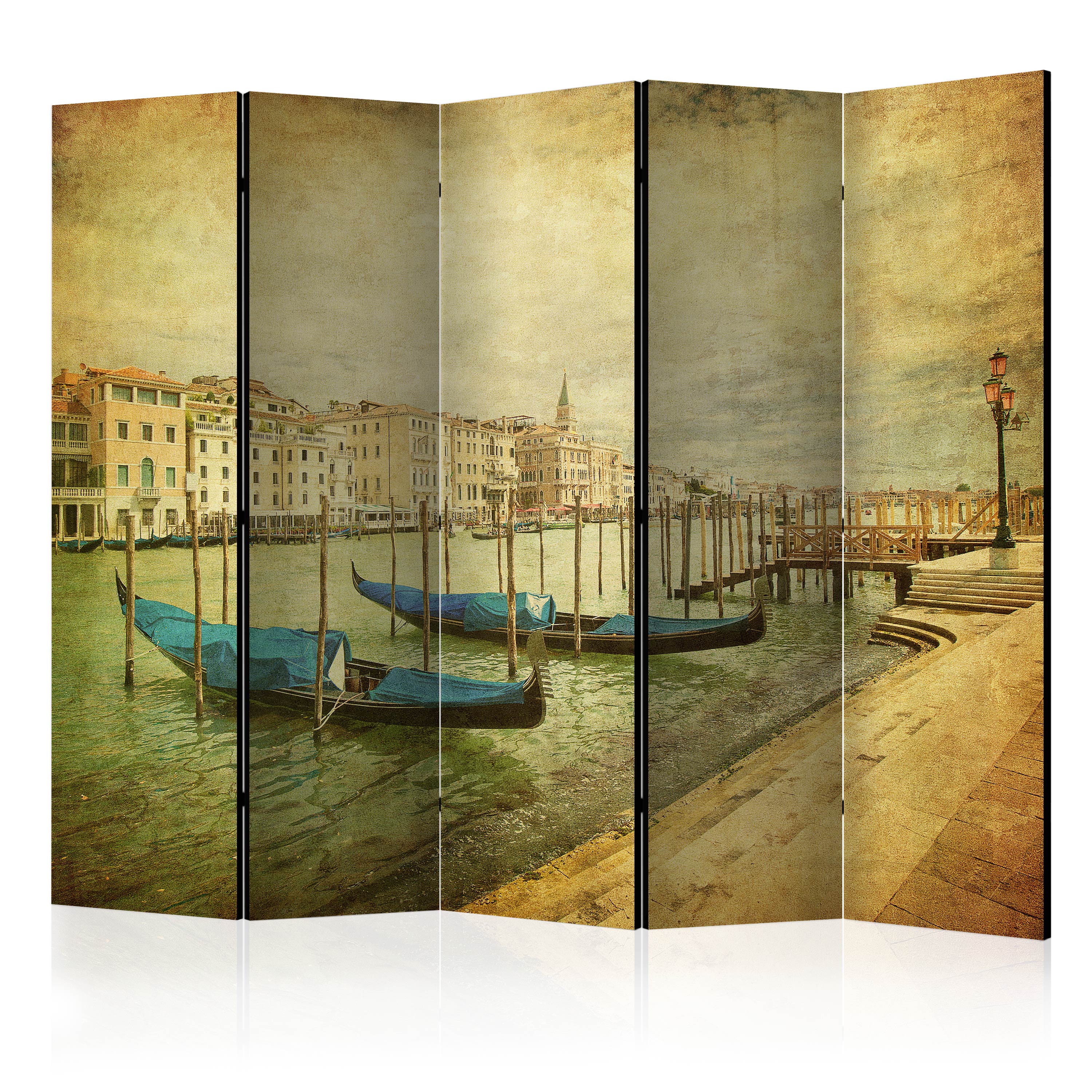Rumsavdelare Skärmvägg Arkiio Grand Canal Venice Vintage II 225x172 cm