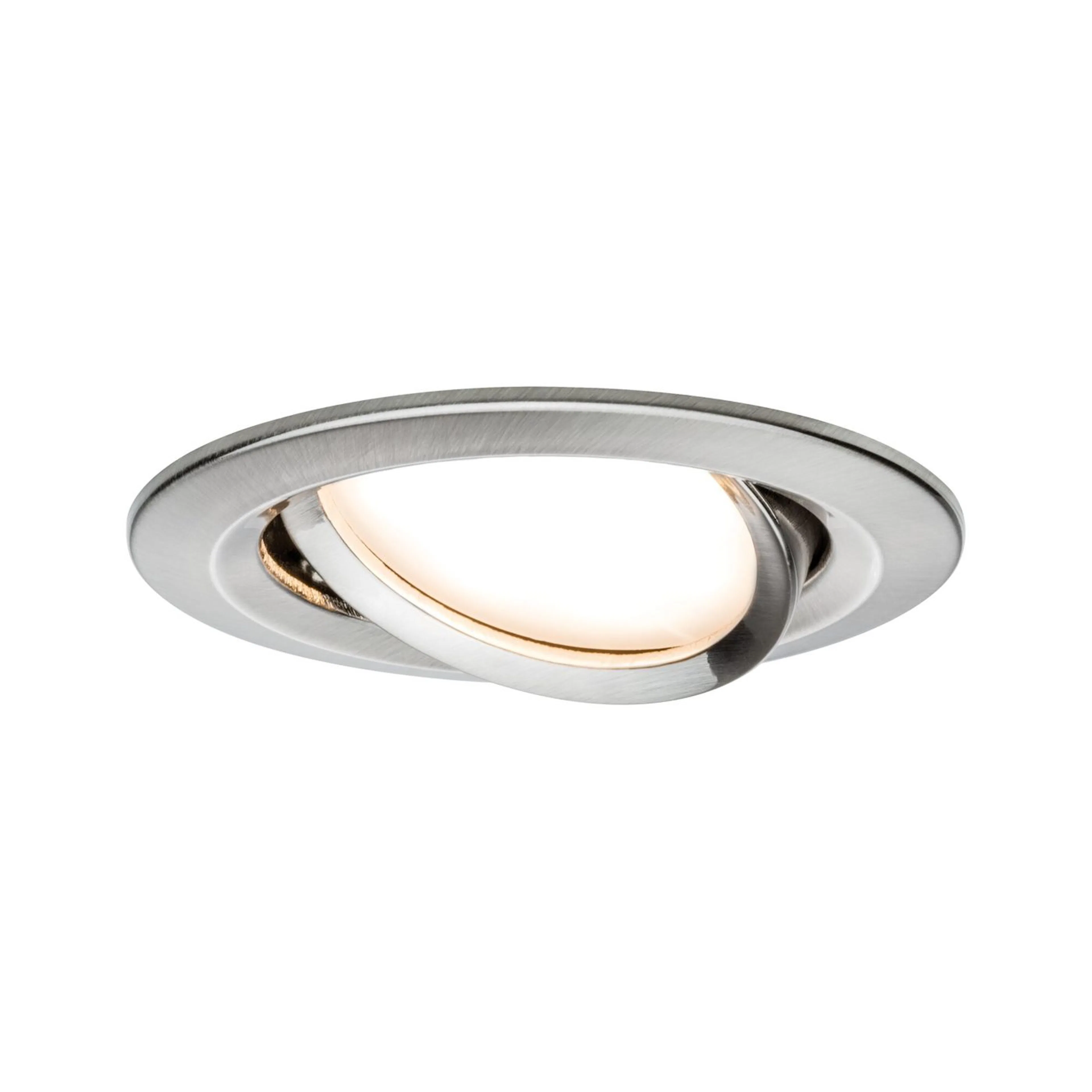 Downlight Paulmann Nova Coin Single Light Swivelling Borstat järn, 84 mm, Vridbar, Nej, 1x6 W