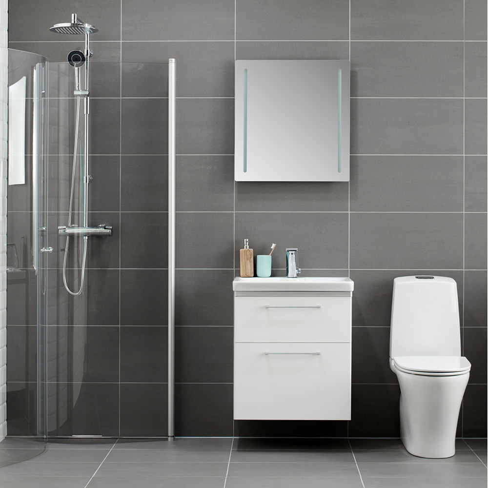 Contura Shower Showerama 10-4 duschvägg för rund Duschhörna: B=90cm, L=9 Mått: 900x900x2000 mm