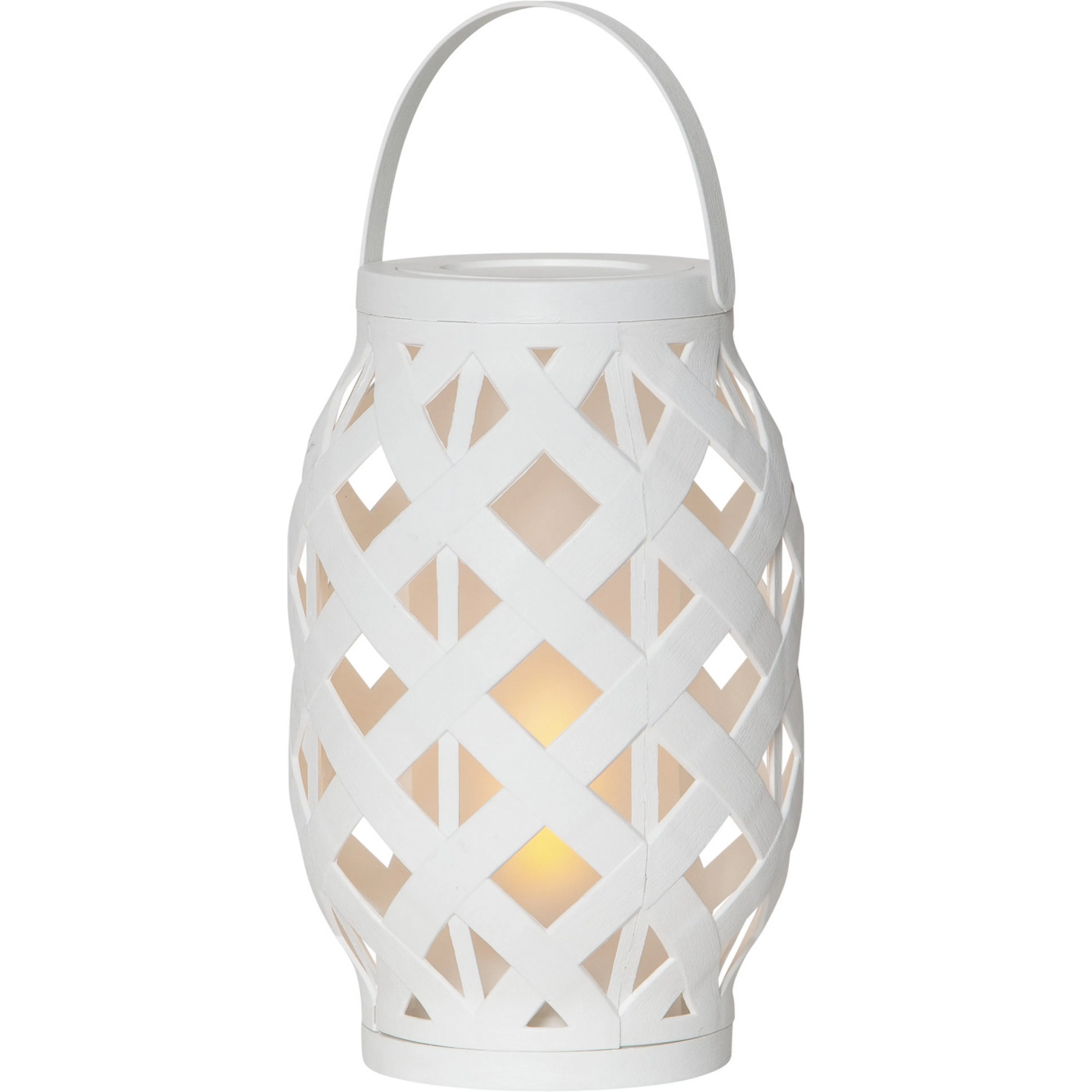 Lykta Flame lantern Vit, 230 mm