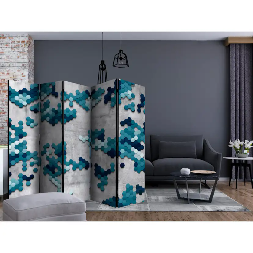 Rumsavdelare Skärmvägg Arkiio Sea Puzzle II 225x172 cm