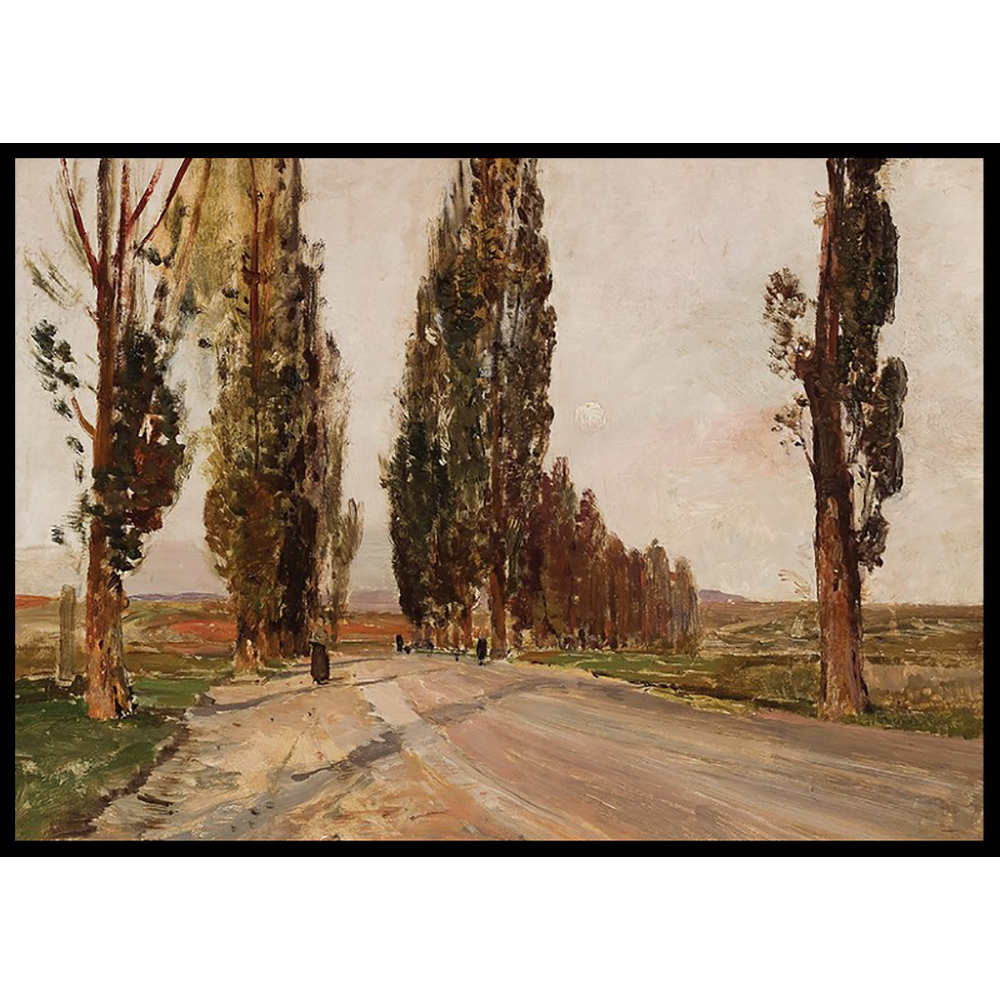 Poster Gallerix Boulevard Of Poplars Near Plankenberg By Emil Jakob Schindler
