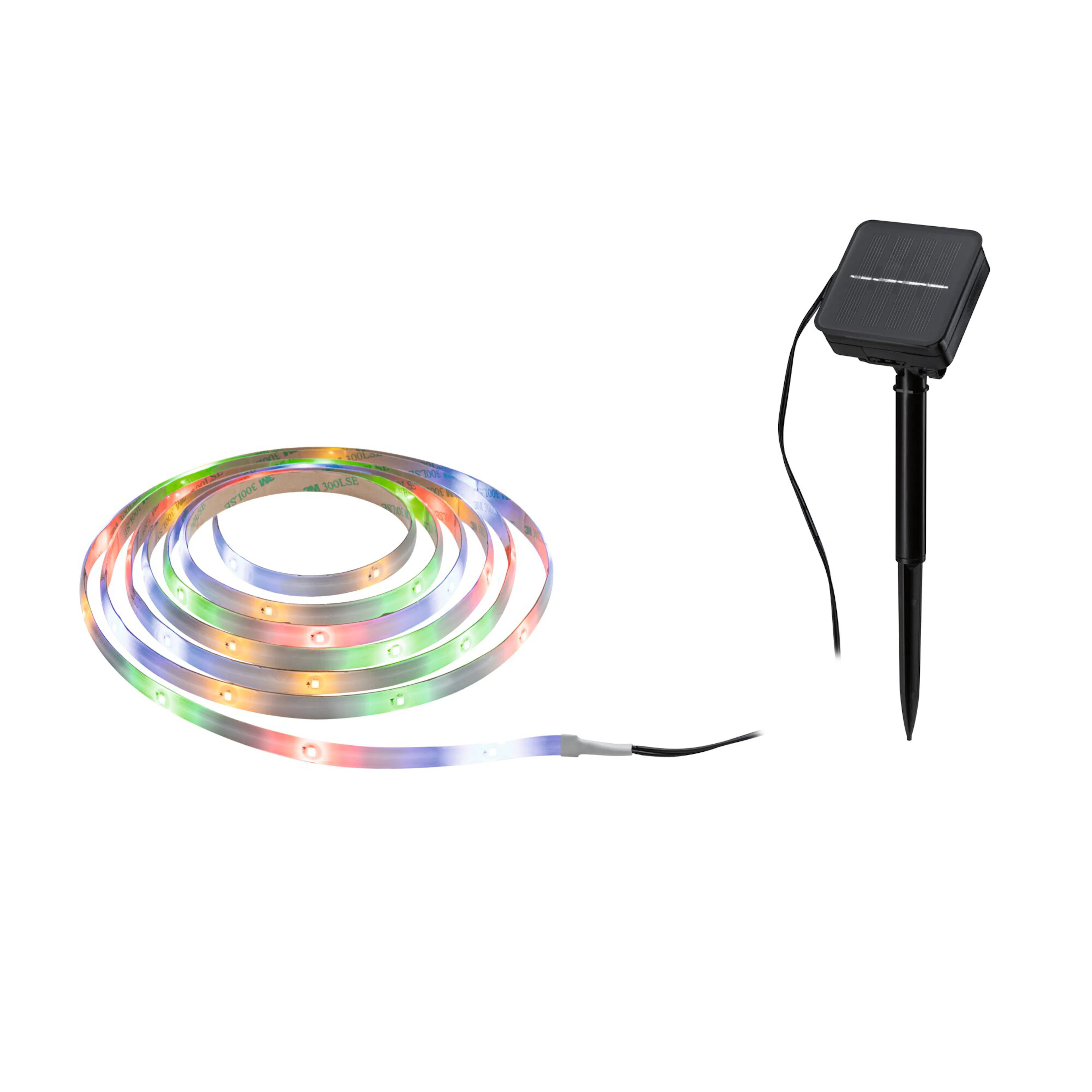 Solcellsljusslinga LED Paulmann Ljusstrip 3 m inkl. skymningssensor och batteri IP44