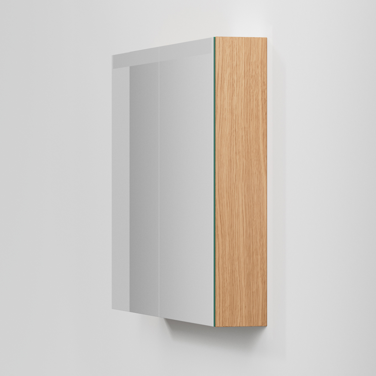 Spegelskåp STAGE 100,Natural Oak, 2 Luckor Bredd: 1000 mm, Natural Oak, Dubbla luckor
