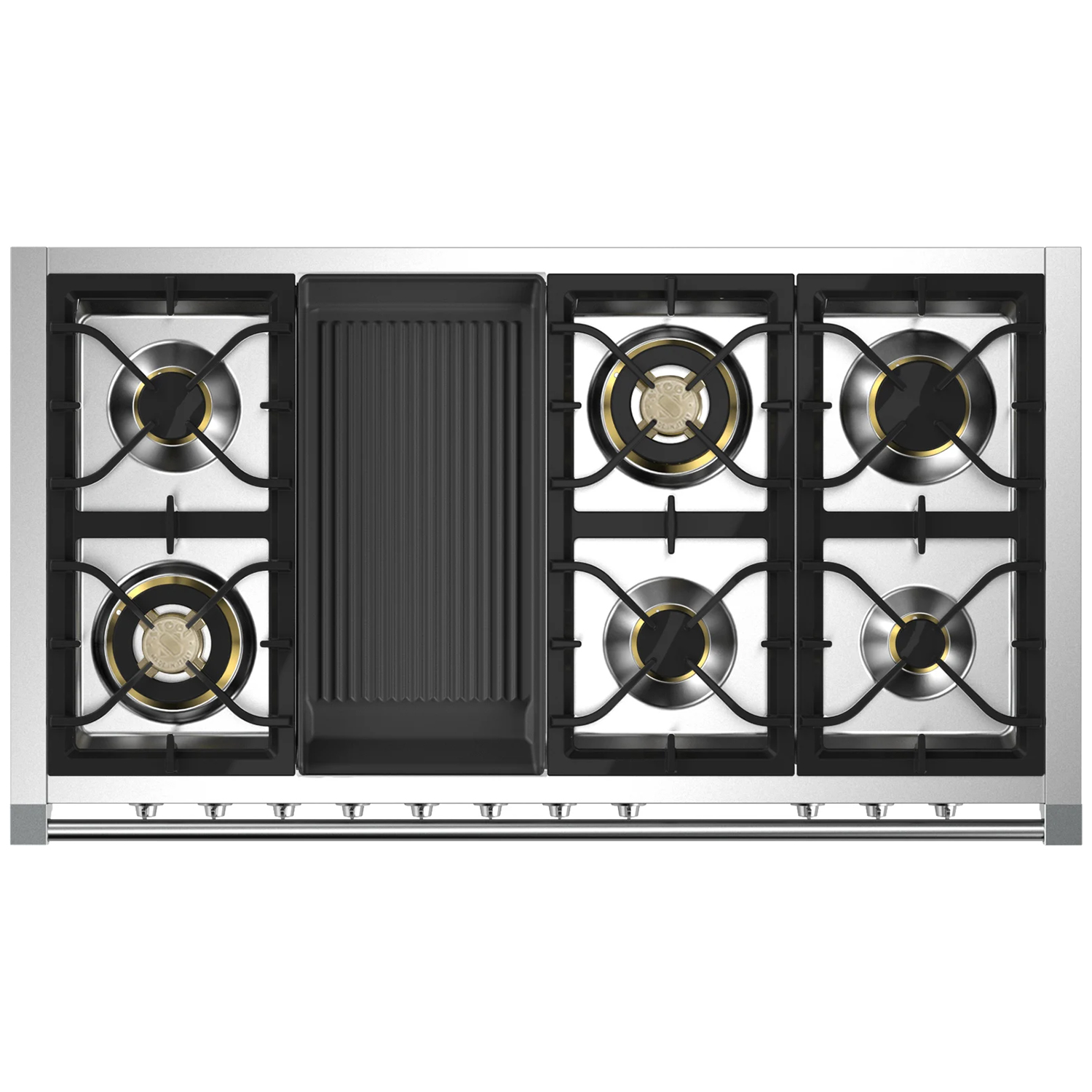 Gasolspis Steel Ascot Combi - Steam 120 cm Rostfri med Två Ugnar