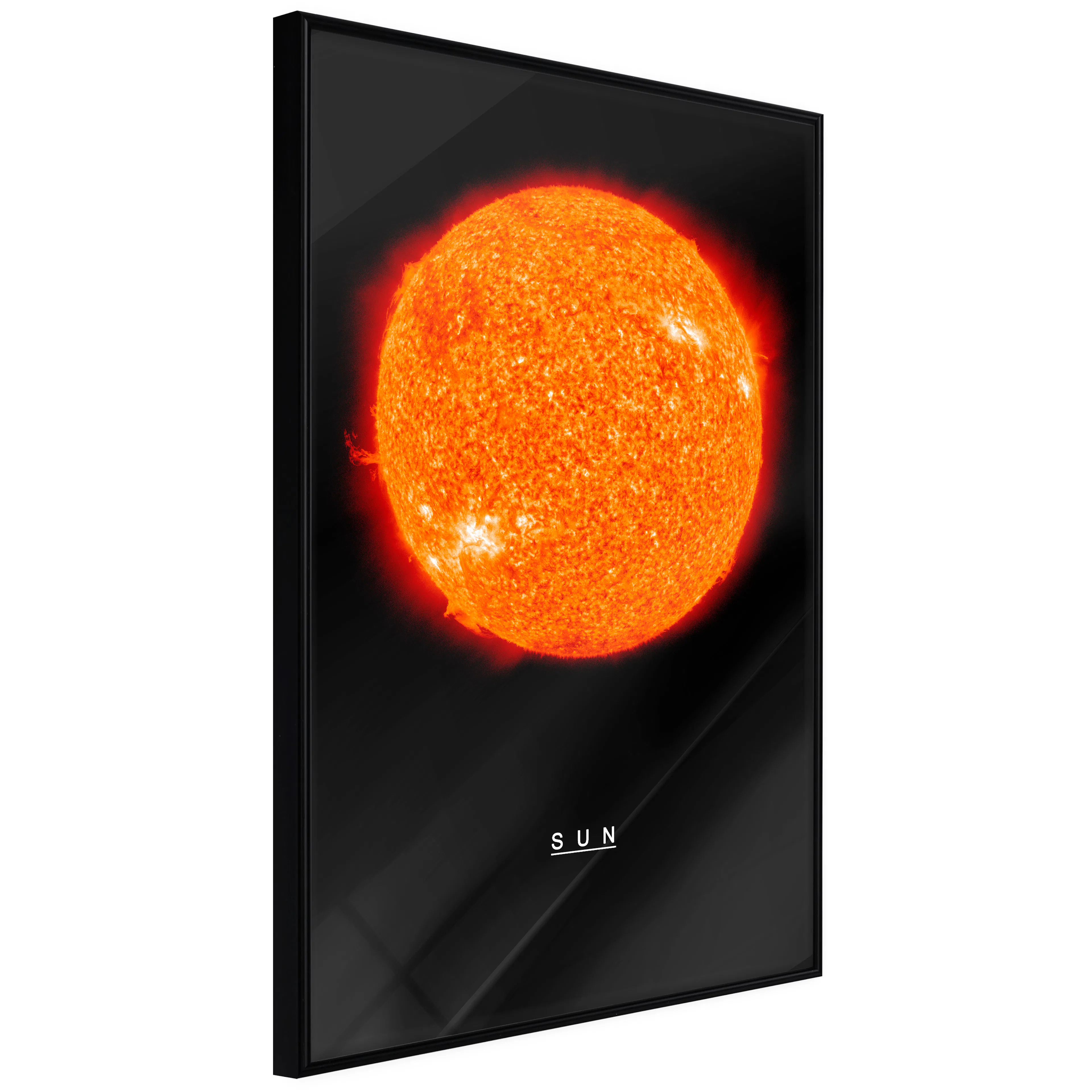 Affisch - Sun [Poster] 20x30 Svart ram, 20x30 cm