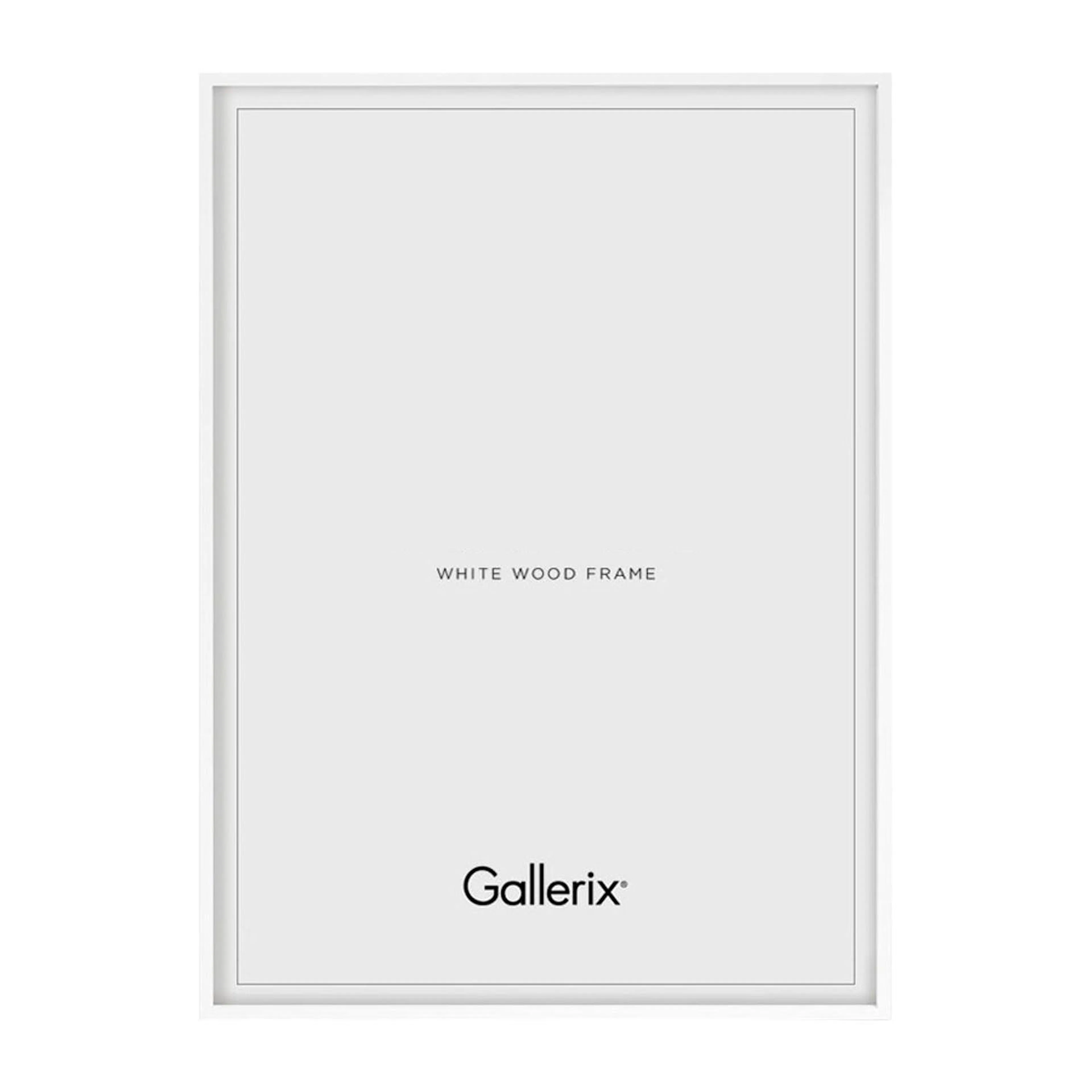 Tavelram Gallerix Vit
