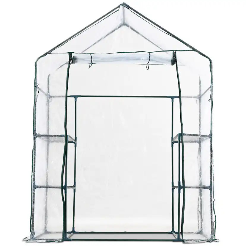 Växthus Metalcraft 1,04 kvm Transparent Rektangulärt